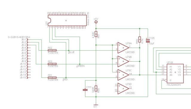DECstation 220 Monitor Sense Circuit