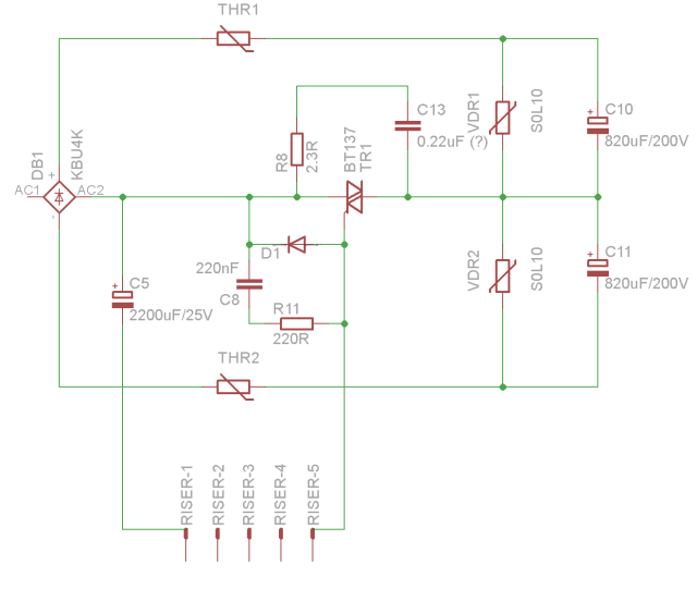 H7878 Input Rectifier Schematic