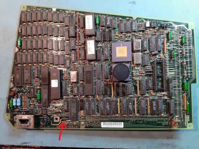 VAXmate Board Keyboard Fuse Marked