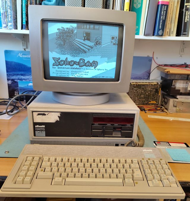 Olivetti M24 Running Sokoban